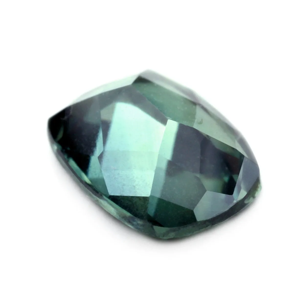 0.73ct Certified Natural Teal Sapphire