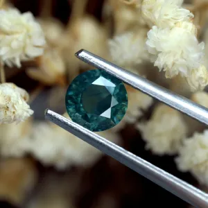 0.73ct Certified Natural Teal Sapphire