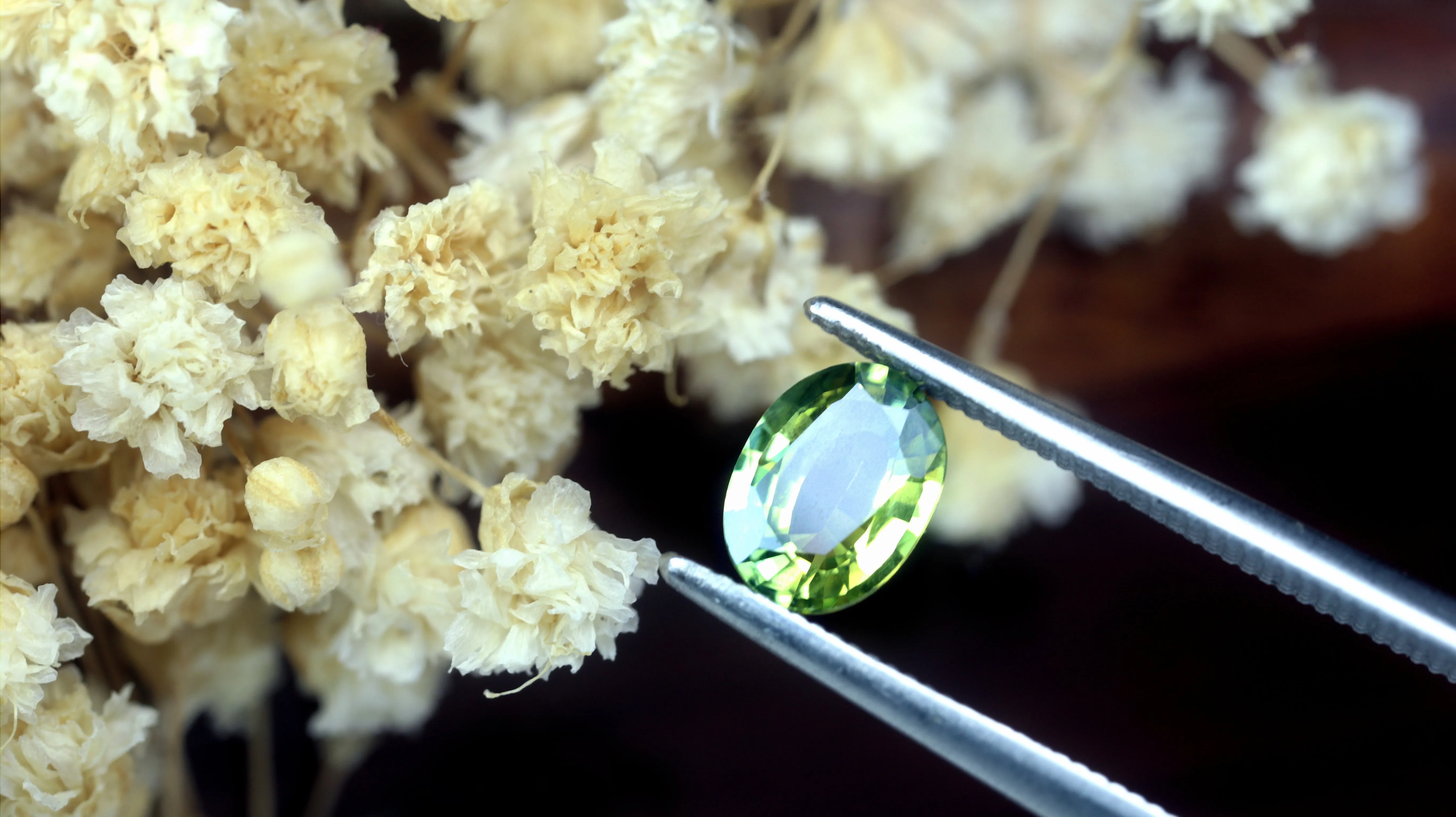 0.74ct Certified Natural Green Sapphire