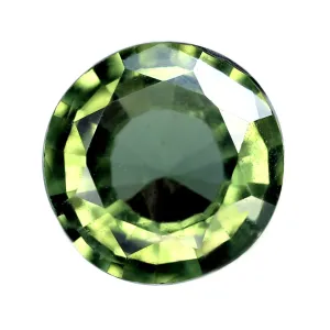 0.75ct Certified Natural Green Sapphire