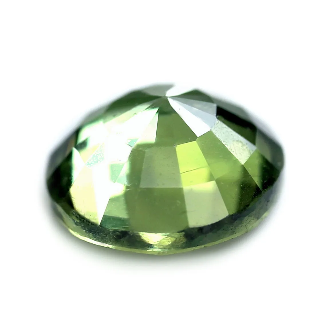 0.75ct Certified Natural Green Sapphire