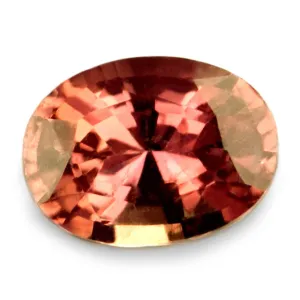 0.75ct Certified Natural Pinkish Orange Sapphire