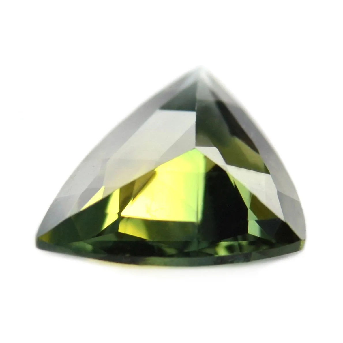 0.76 ct Certified Natural Green Sapphire