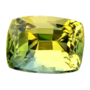 0.77ct Certified Natural Lime Yellow Sapphire