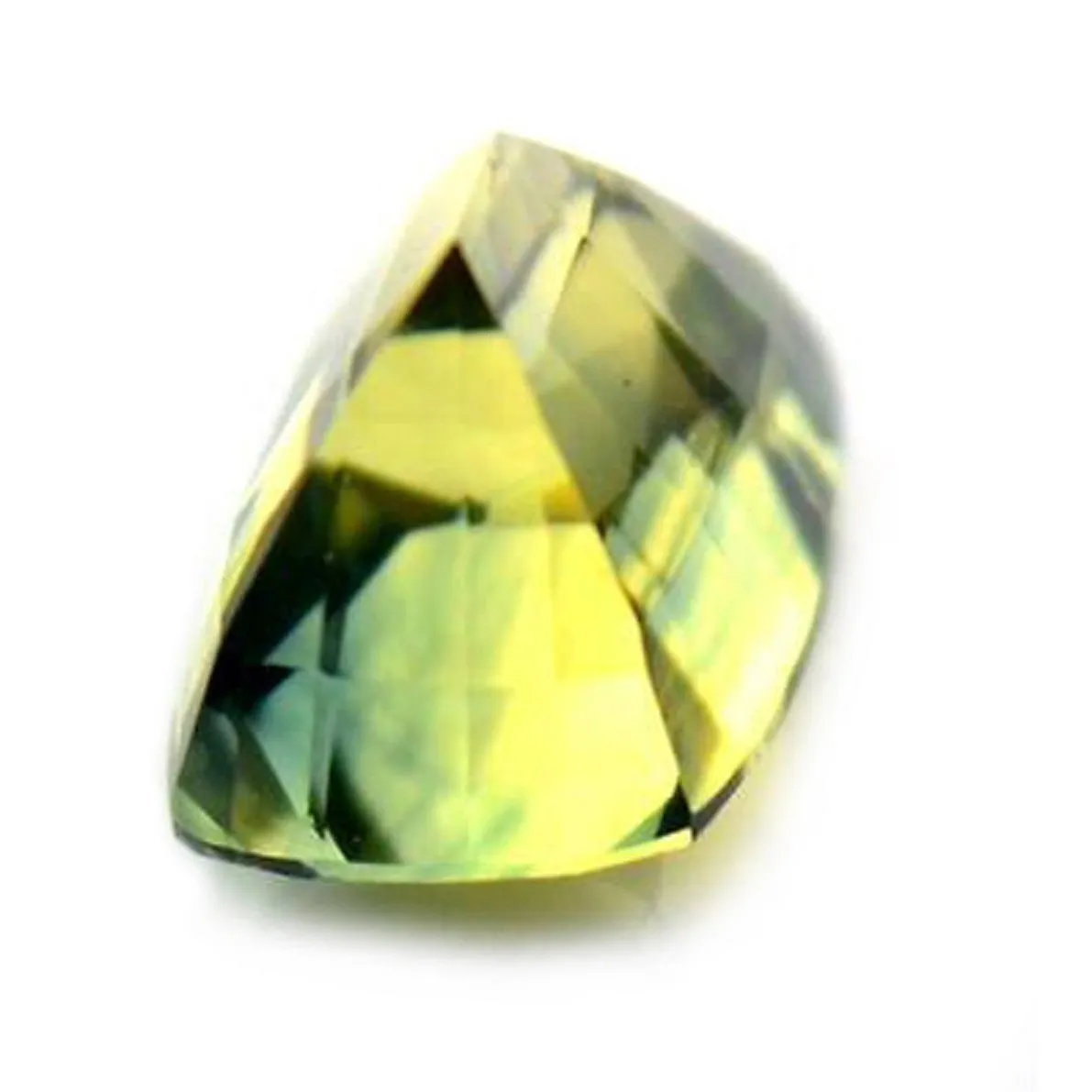 0.77ct Certified Natural Lime Yellow Sapphire