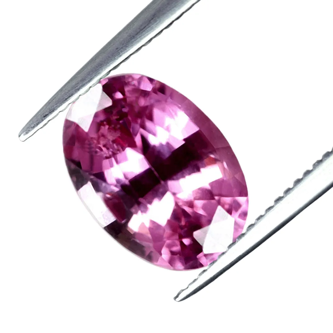 0.77ct Certified Natural Padparadscha Sapphire Matching Set