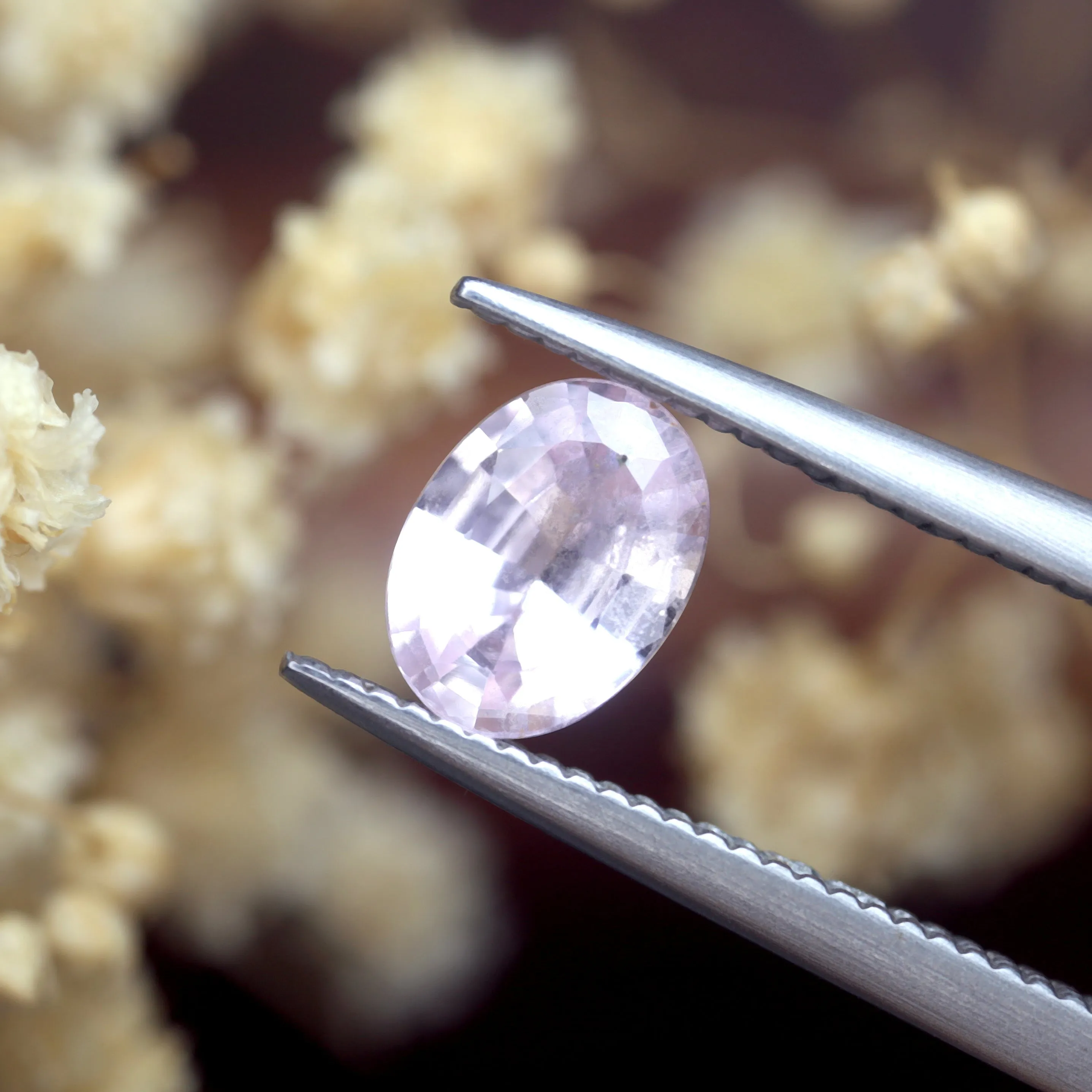 0.77ct Certified Natural Peach Sapphire