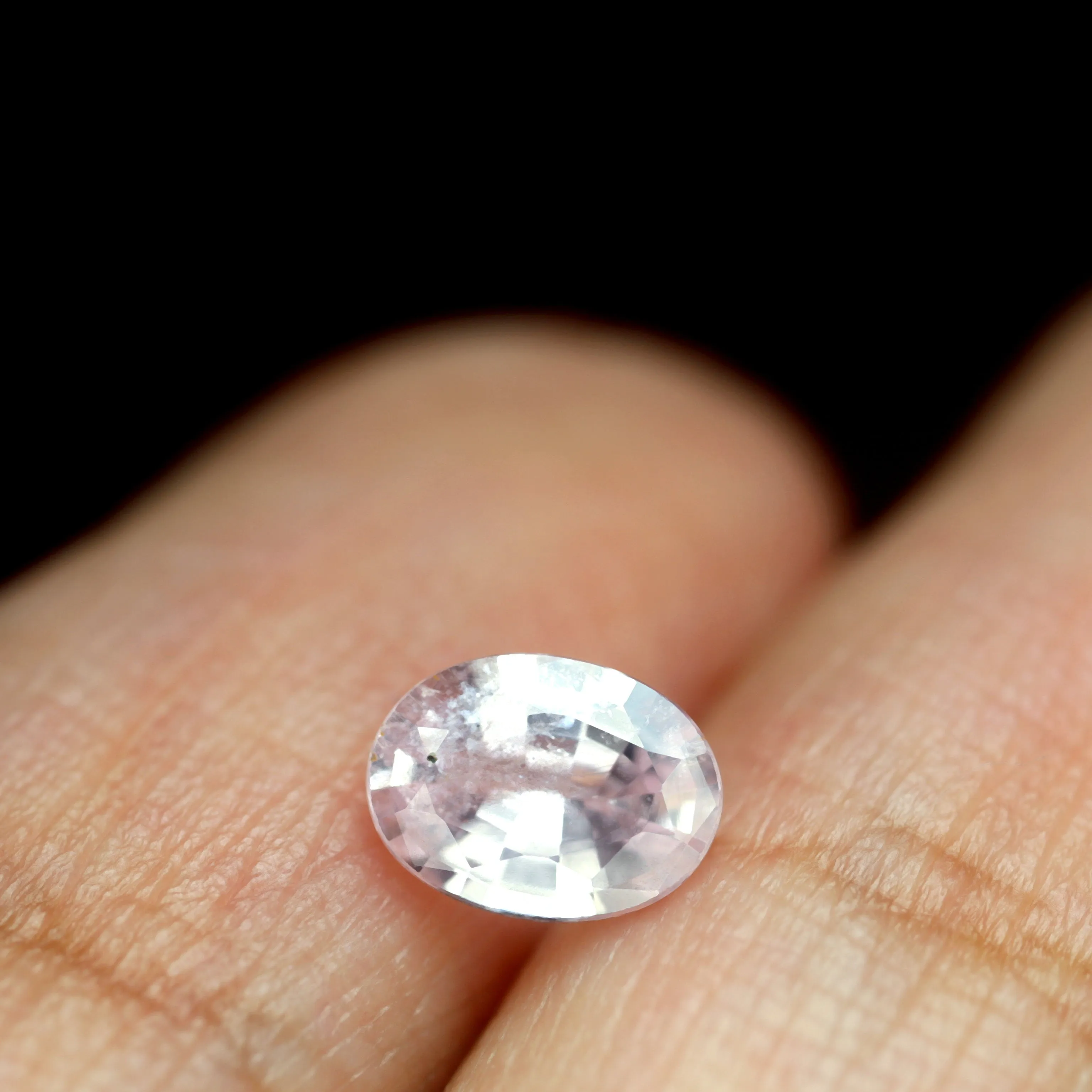 0.77ct Certified Natural Peach Sapphire