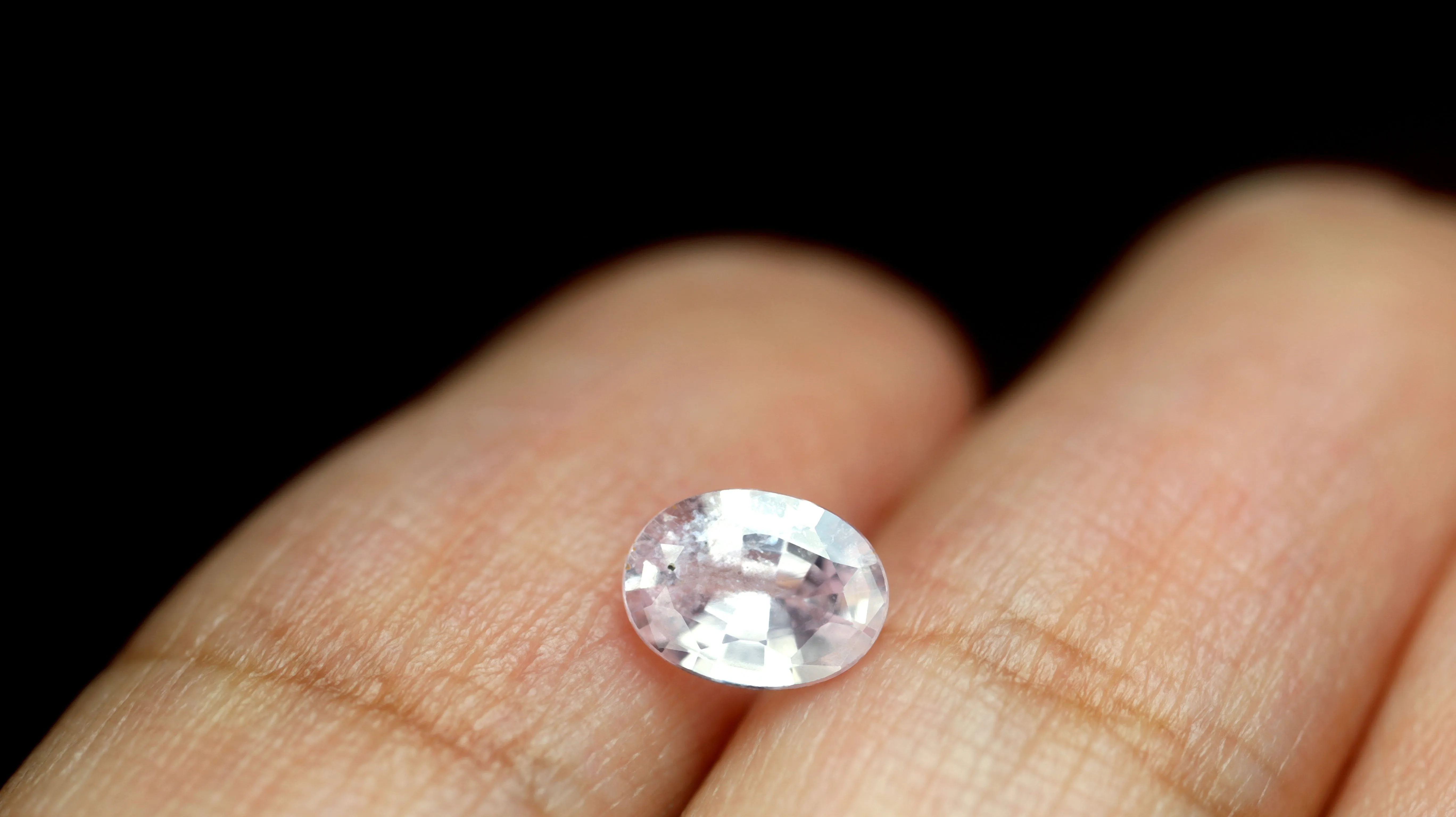 0.77ct Certified Natural Peach Sapphire