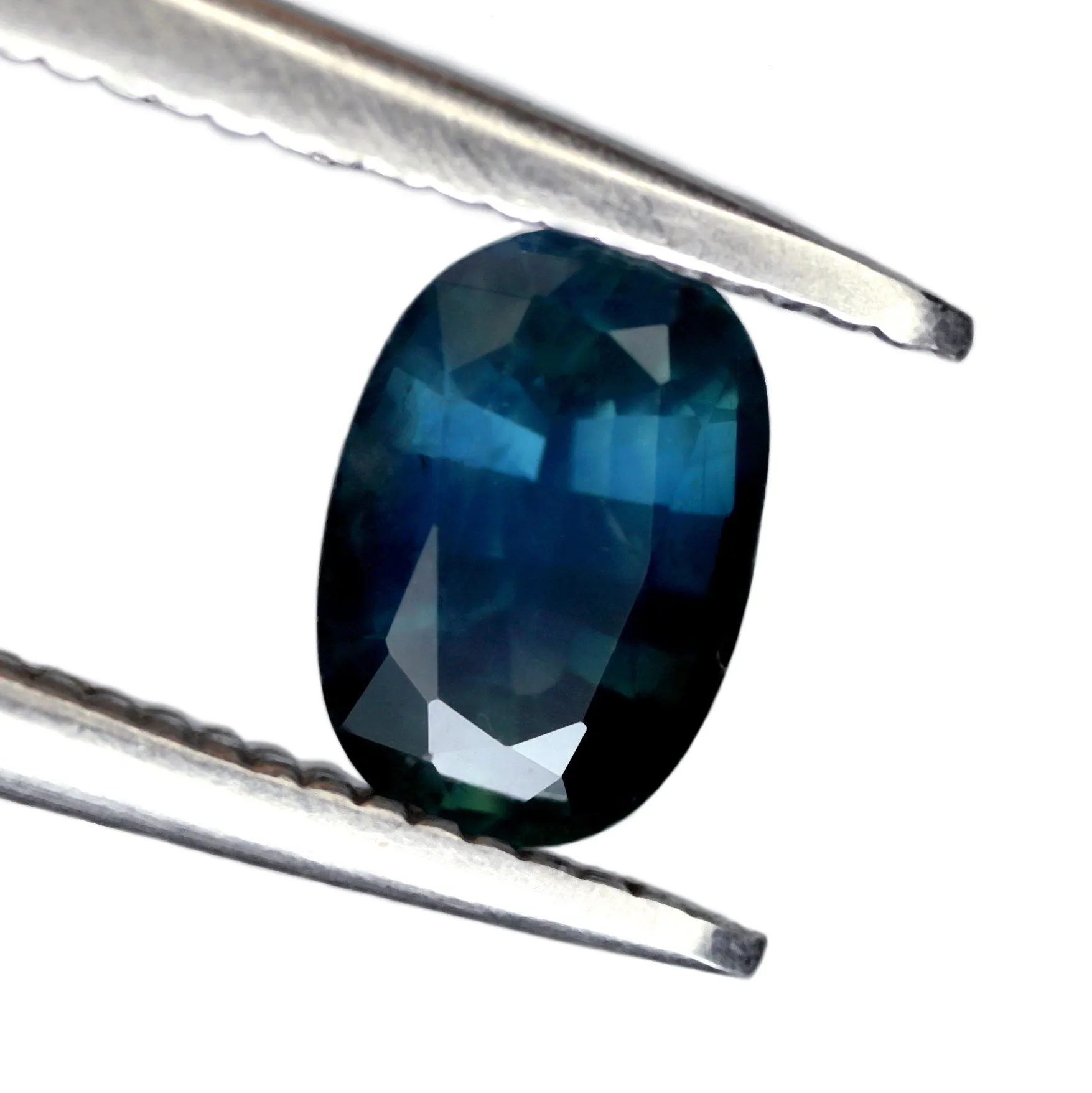 0.77ct Certified Natural Teal Sapphire