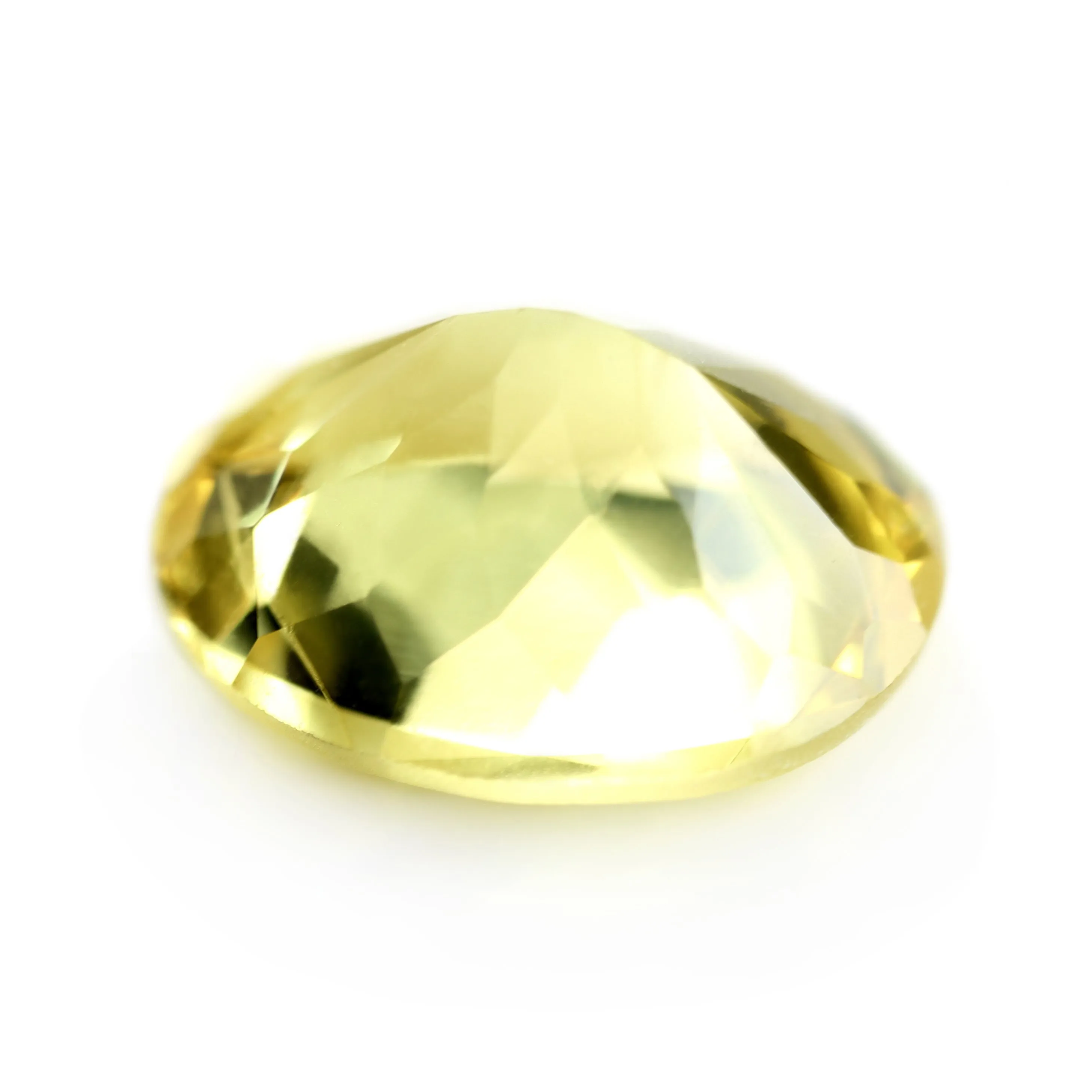 0.77ct Certified Natural Yellow Sapphire