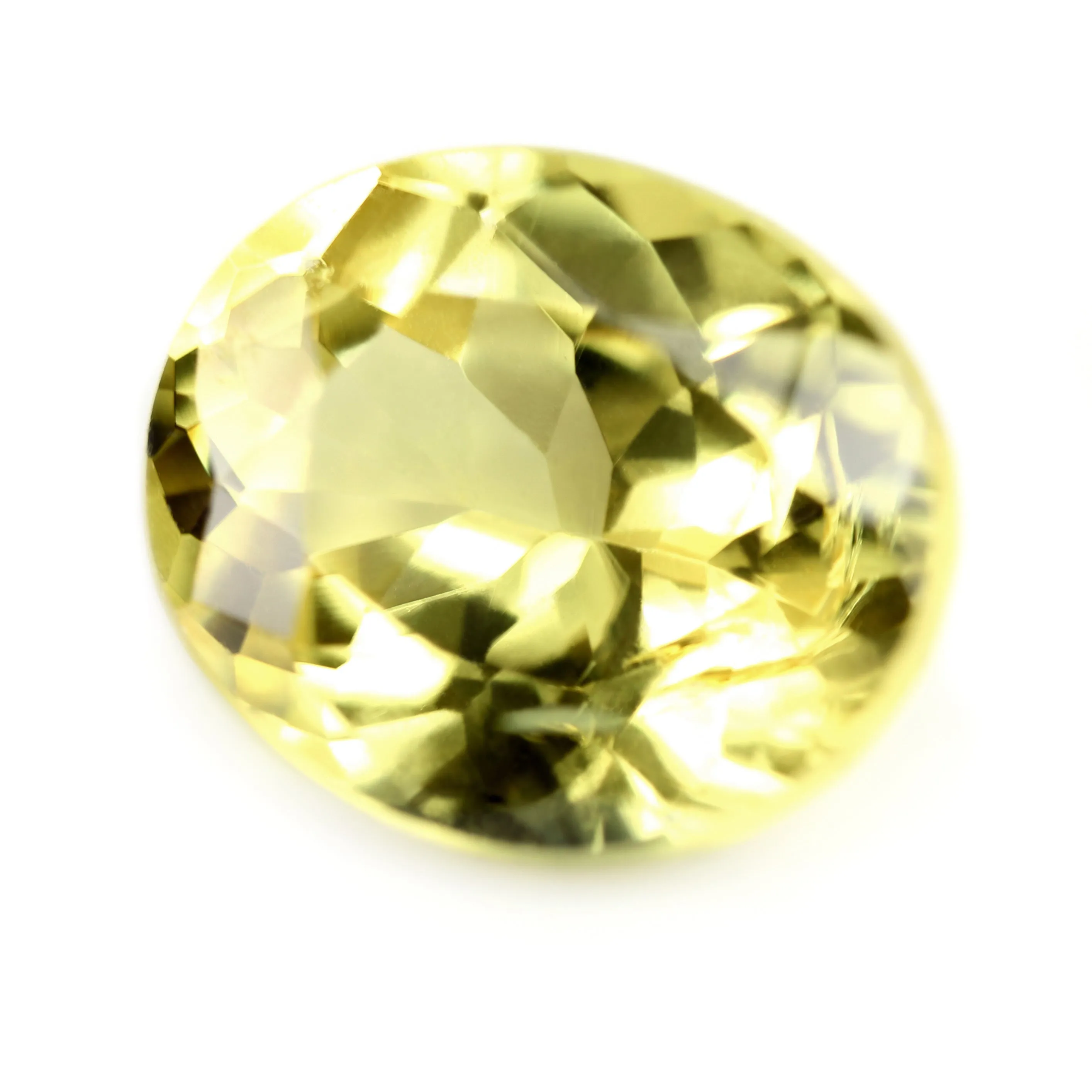 0.77ct Certified Natural Yellow Sapphire