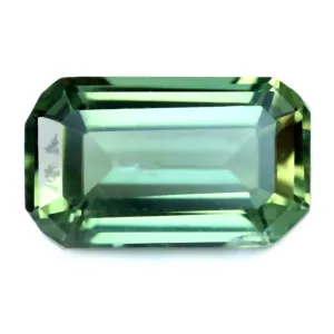 0.79ct Certified Natural Green Sapphire