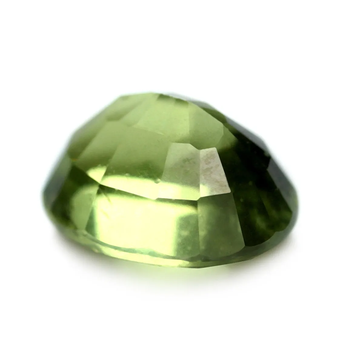 0.79ct Certified Natural Green Sapphire