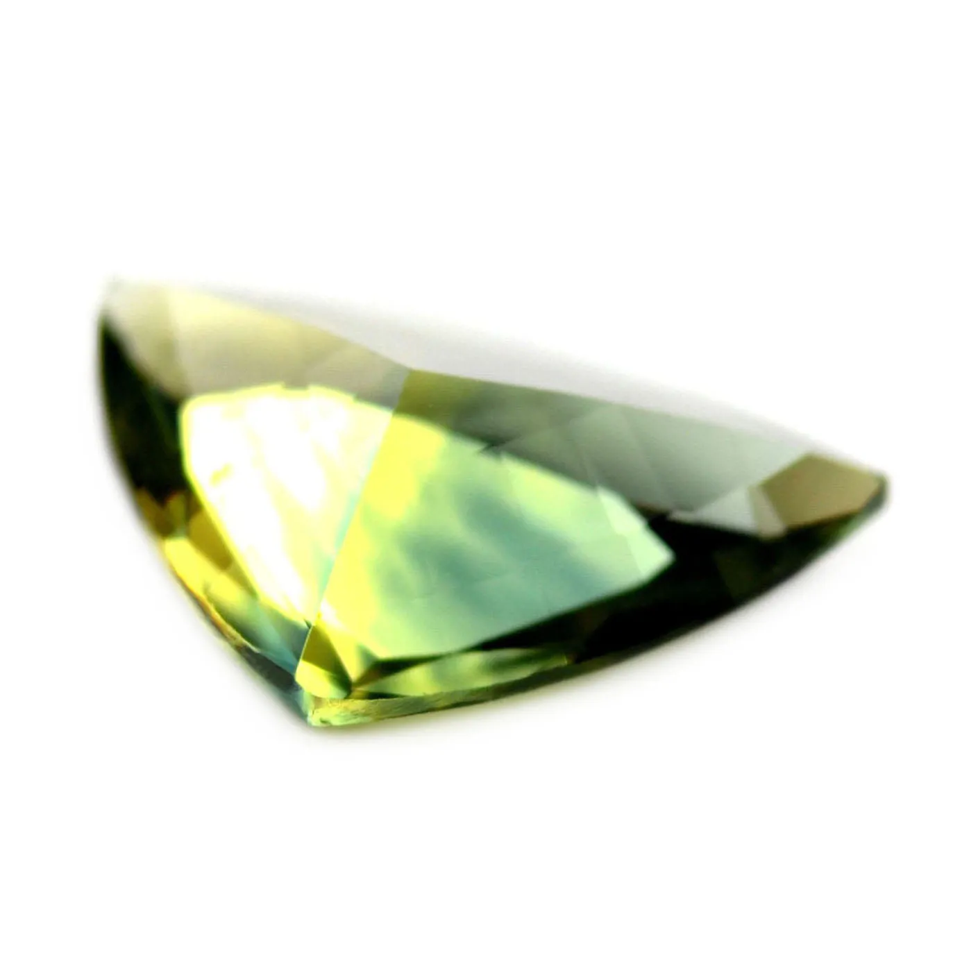 0.80 ct Certified Natural Green Sapphire