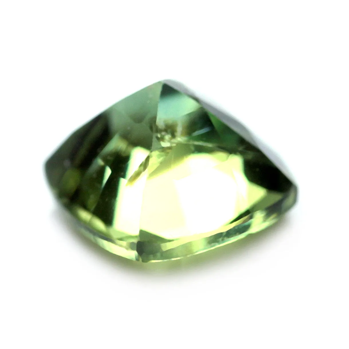 0.80ct Certified Natural Green Sapphire