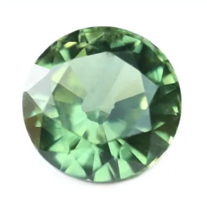 0.80ct Certified Natural Green Sapphire