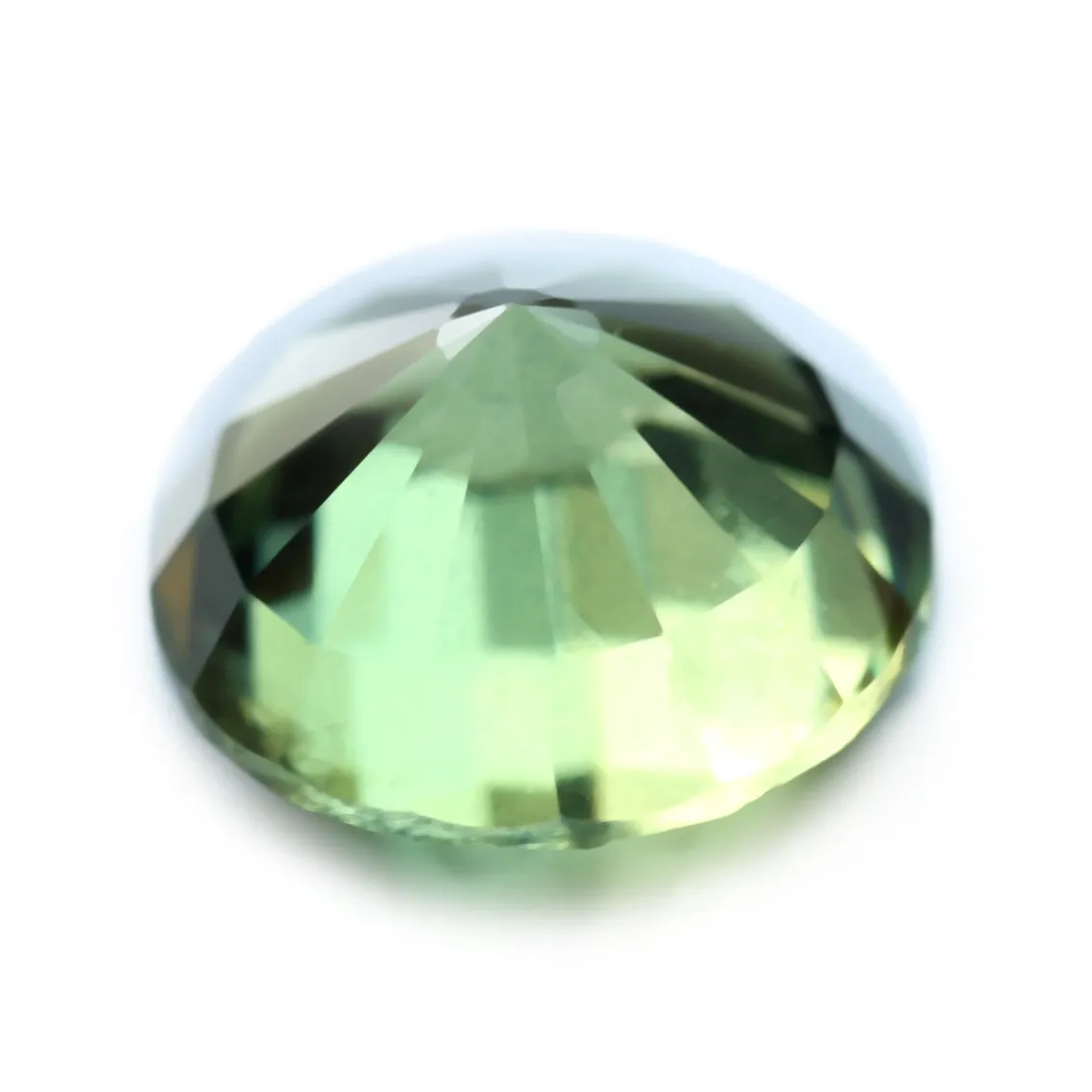 0.80ct Certified Natural Green Sapphire