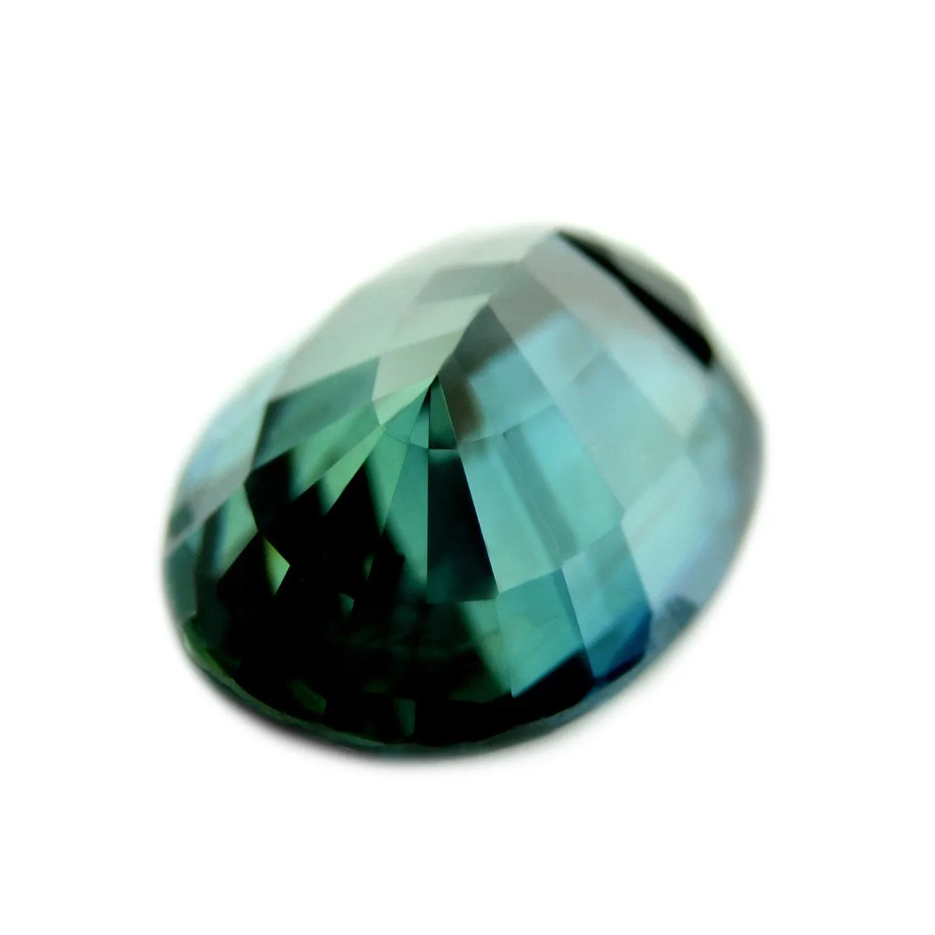 0.80ct Certified Natural Teal Sapphire