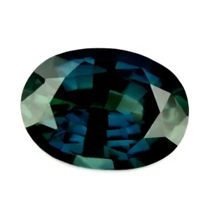 0.80ct Certified Natural Teal Sapphire