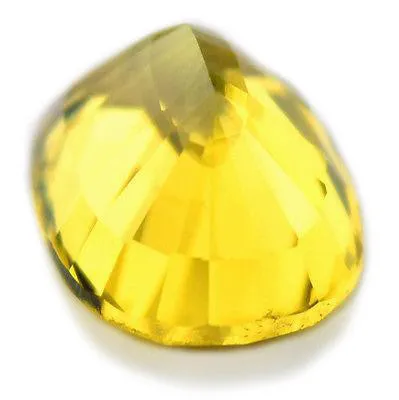 0.80ct Certified Natural Yellow Sapphire