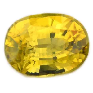 0.80ct Certified Natural Yellow Sapphire