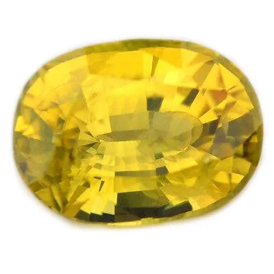 0.80ct Certified Natural Yellow Sapphire