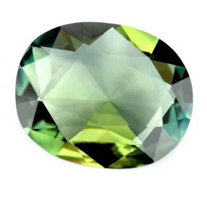 0.81ct Certified Natural Green Sapphire