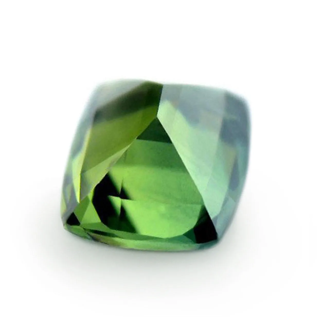 0.81ct Certified Natural Green Sapphire