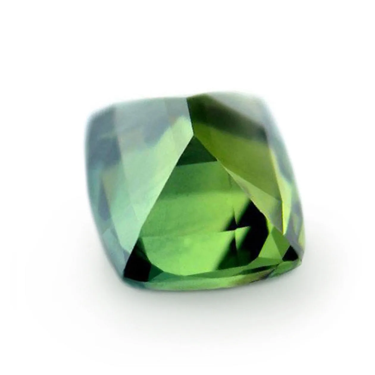 0.81ct Certified Natural Green Sapphire