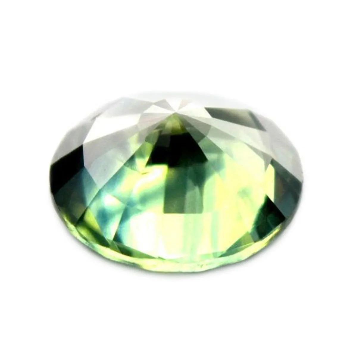 0.81ct Certified Natural Green Sapphire