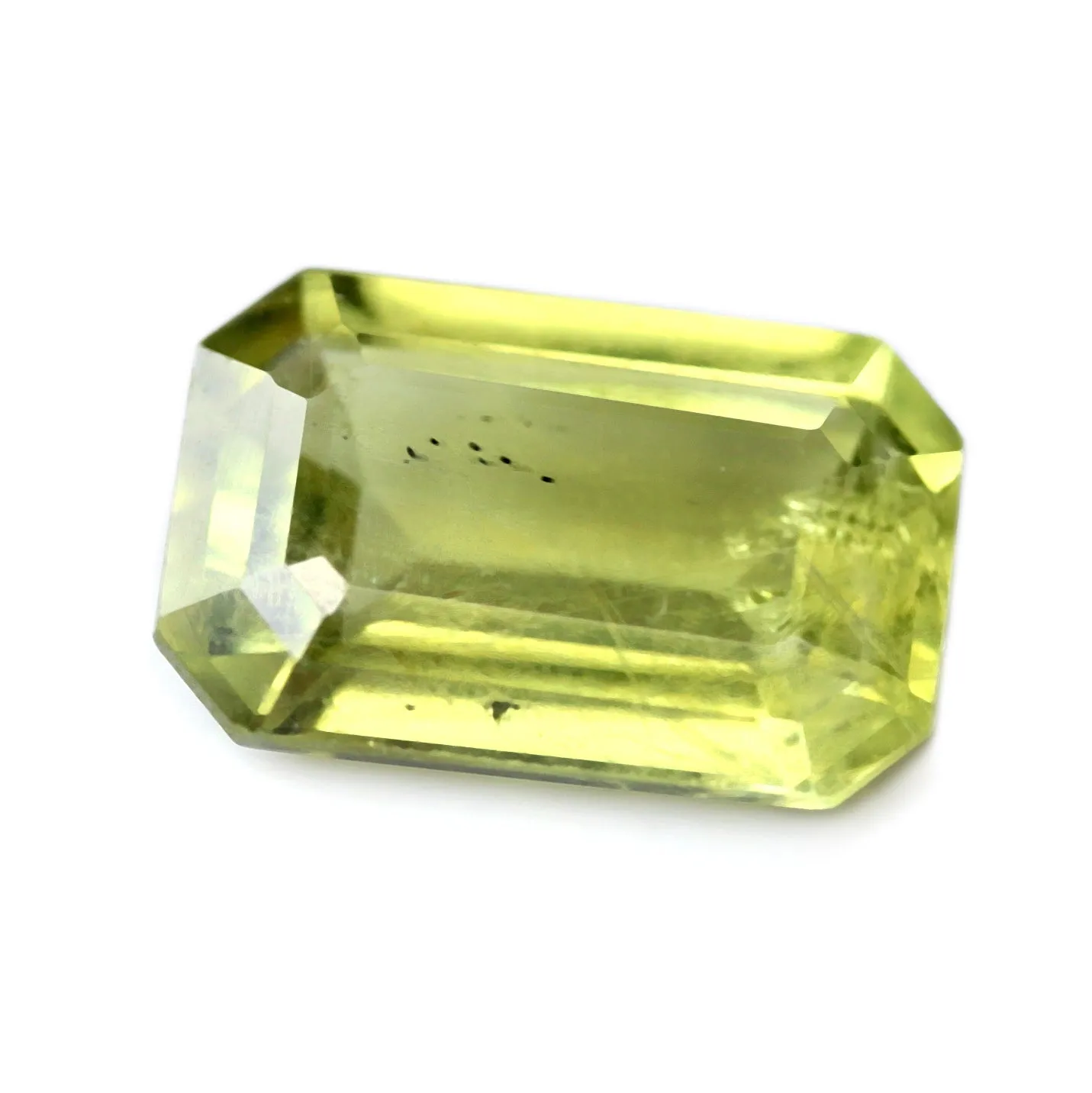 0.81ct Certified Natural Green Sapphire