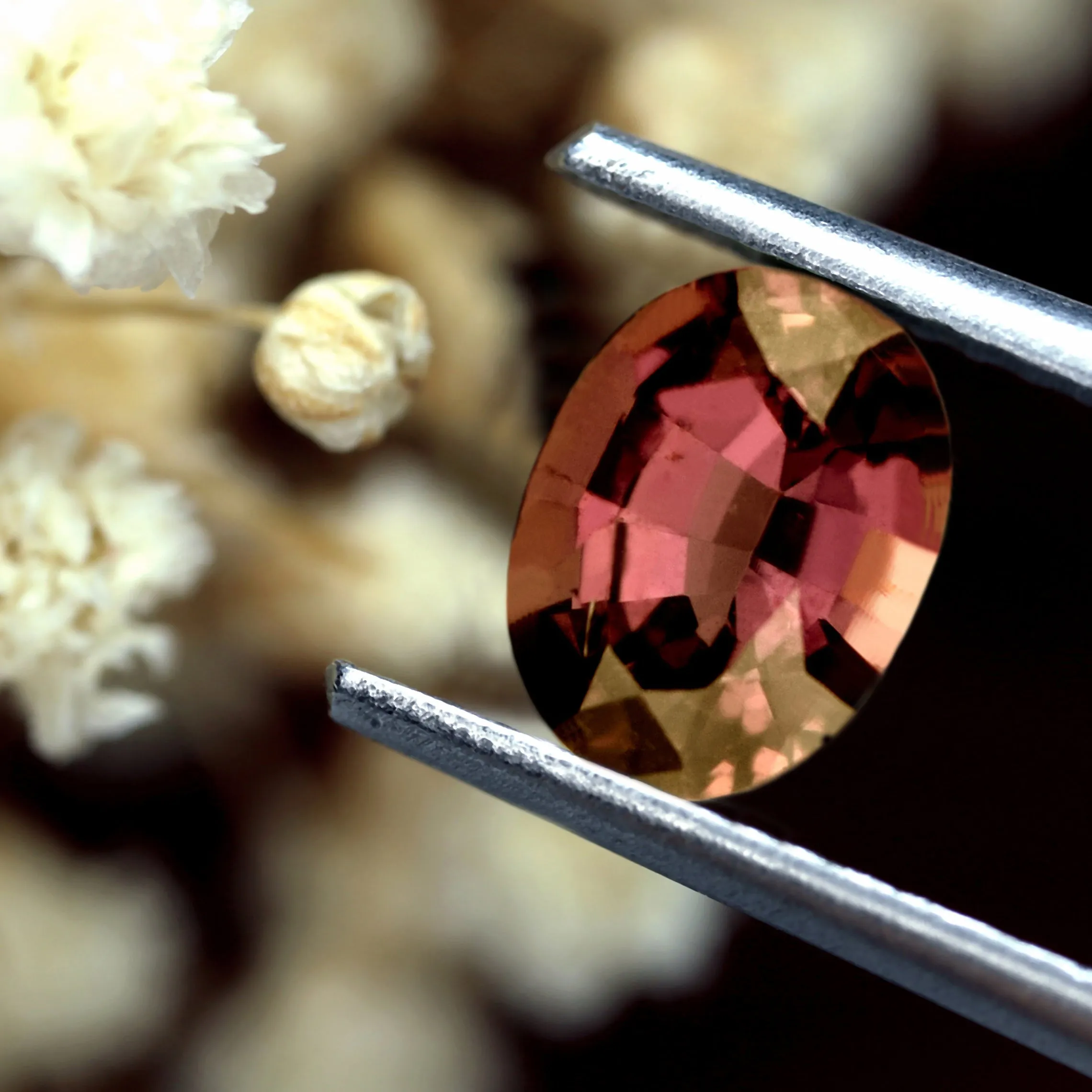 0.81ct Certified Natural Peach Sapphire