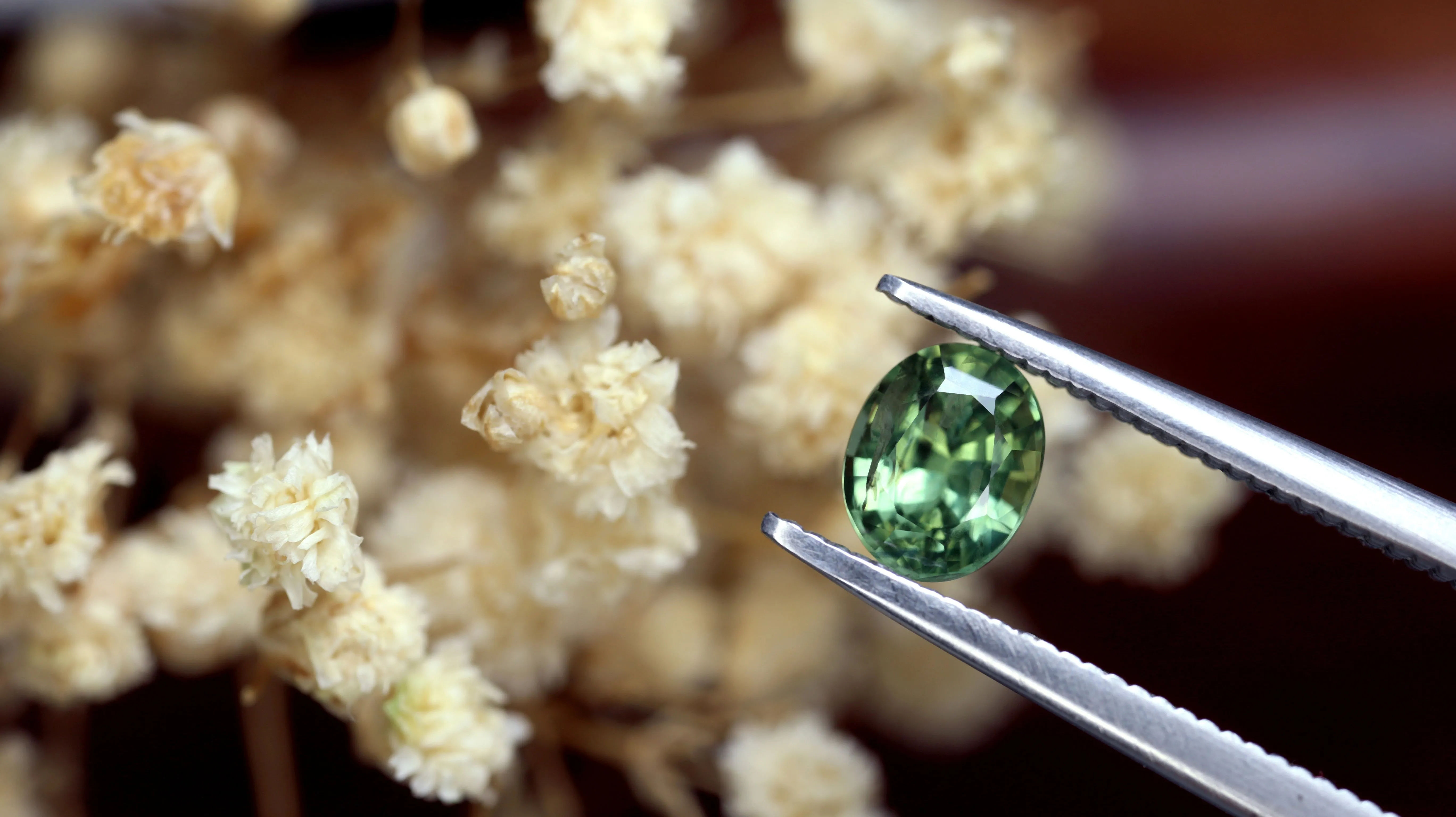 0.82ct Certified Natural Green Sapphire