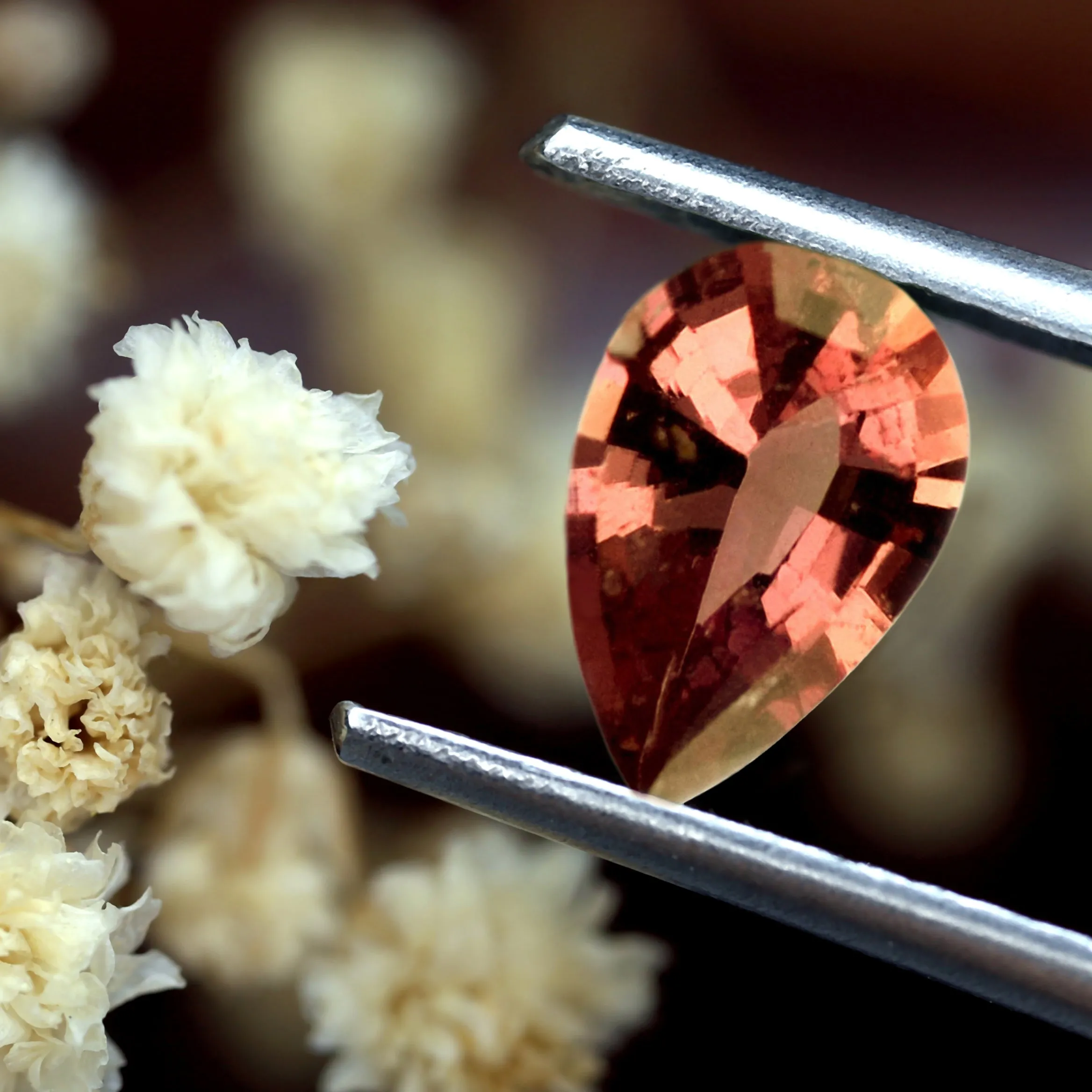 0.82ct Certified Natural Peach Sapphire
