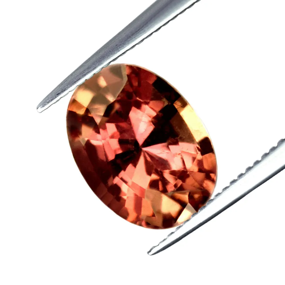 0.83ct Certified Natural Purplish Brown Sapphire