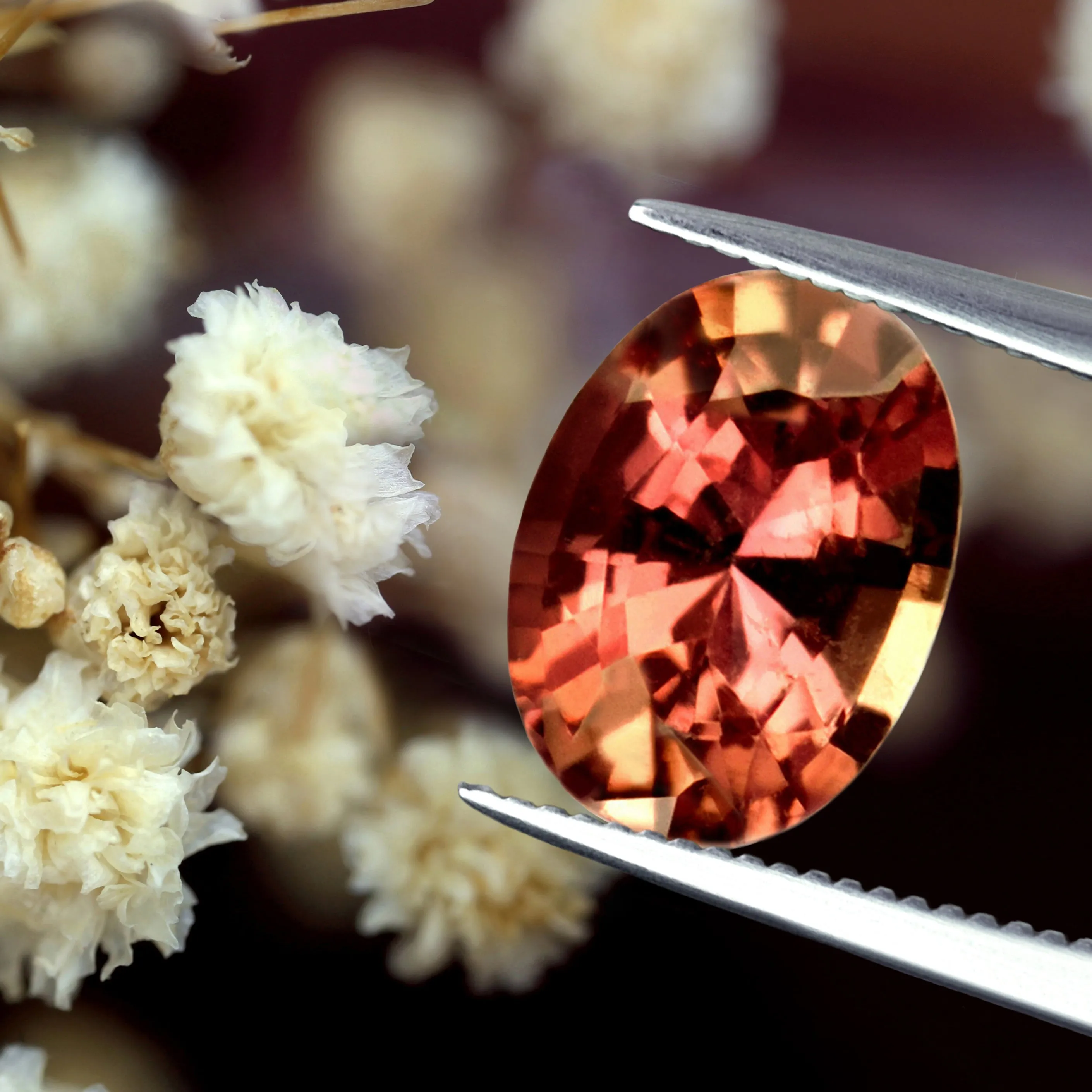 0.83ct Certified Natural Purplish Brown Sapphire