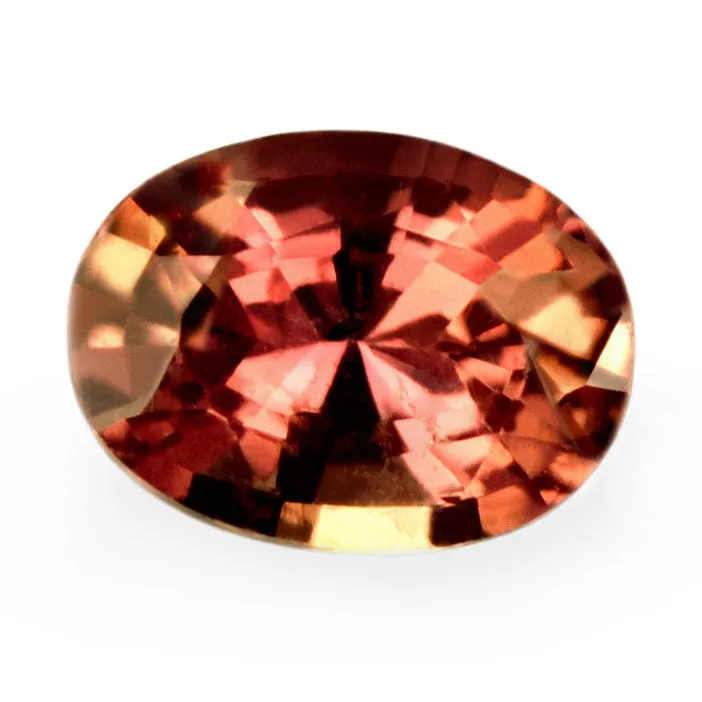 0.83ct Certified Natural Purplish Brown Sapphire