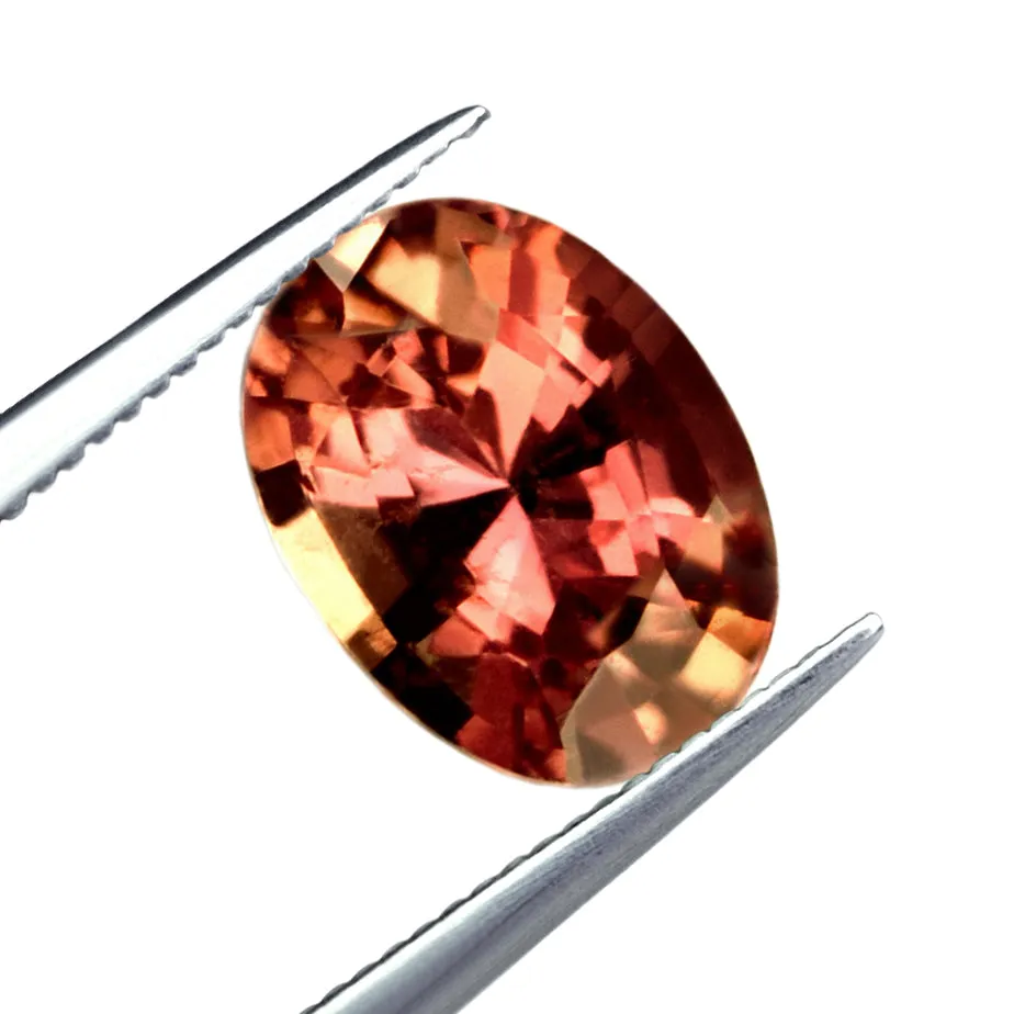 0.83ct Certified Natural Purplish Brown Sapphire