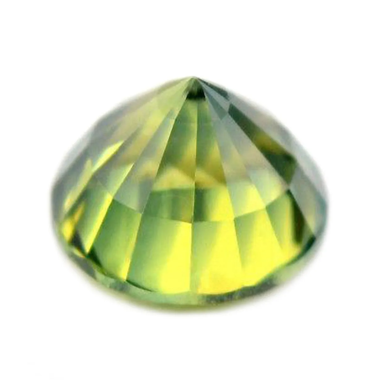 0.84ct Certified Natural Green Sapphire