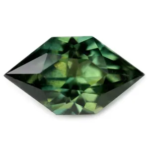 0.84ct Certified Natural Teal Sapphire