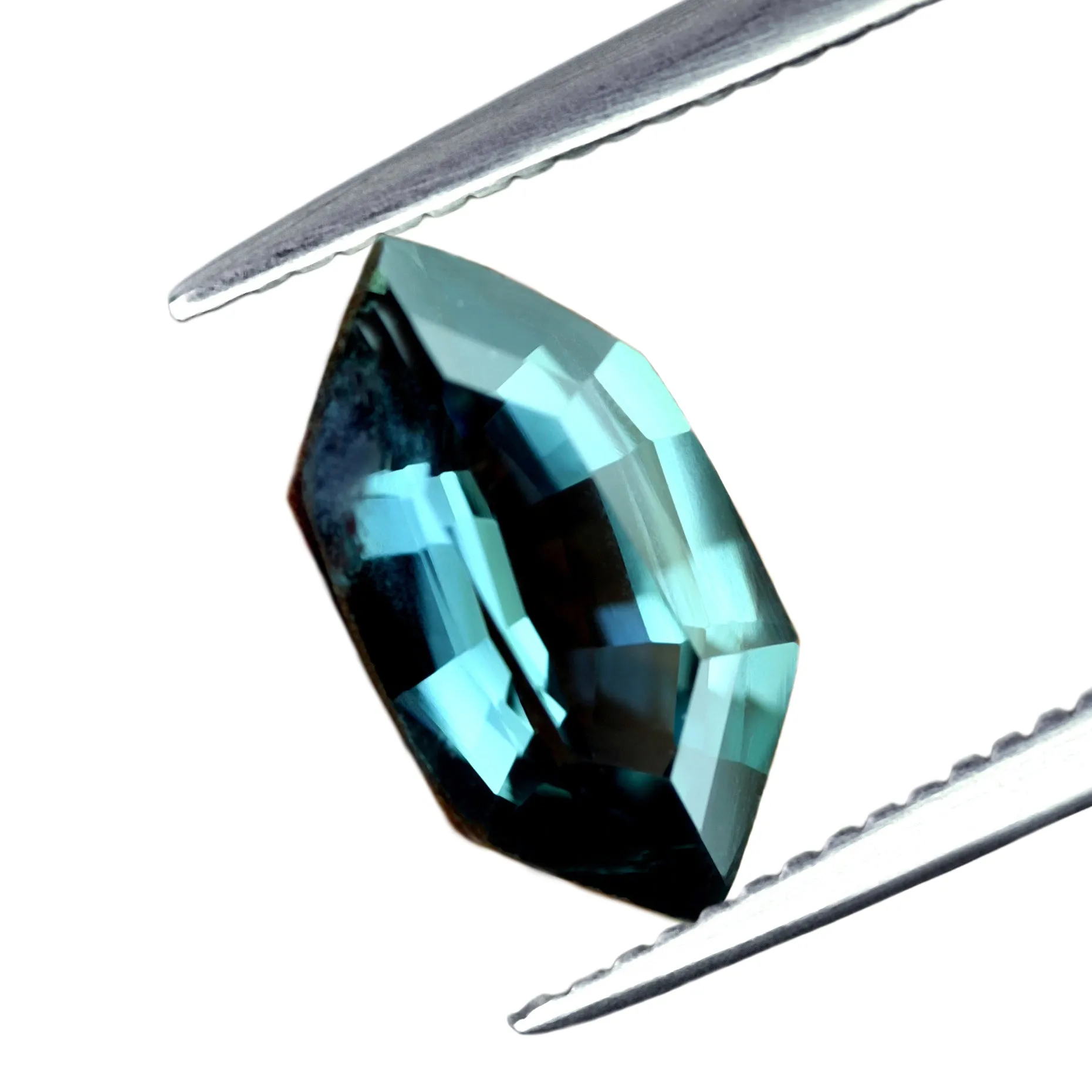 0.84ct Certified Natural Teal Sapphire
