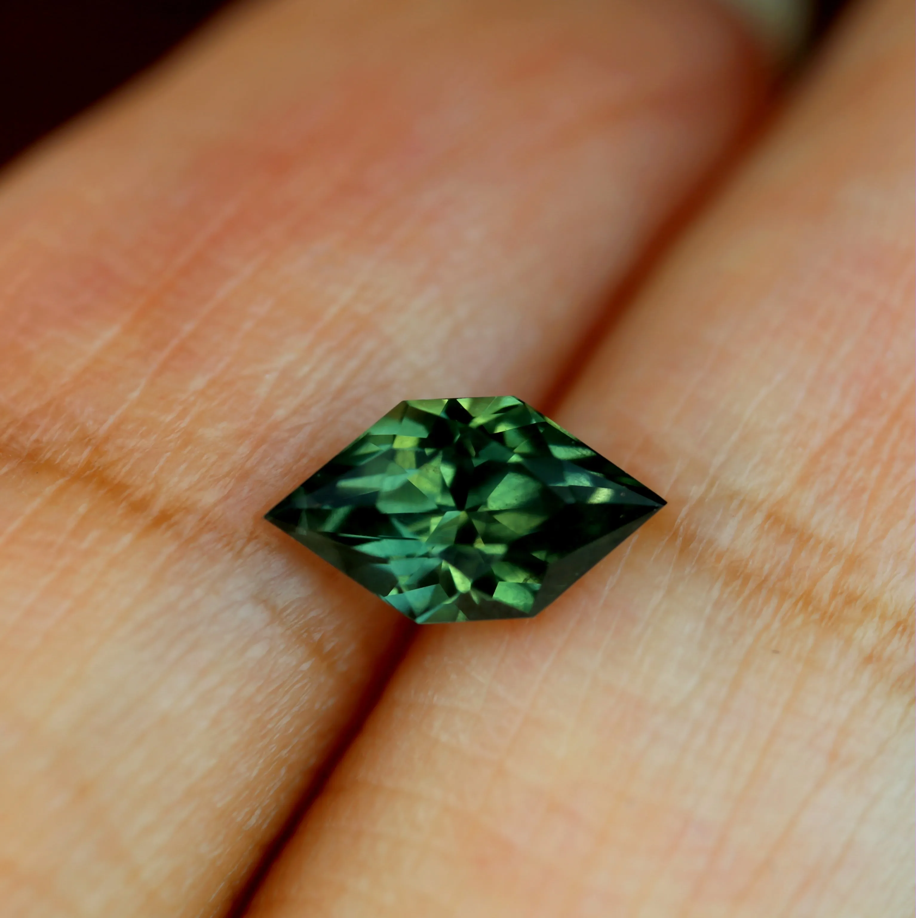 0.84ct Certified Natural Teal Sapphire