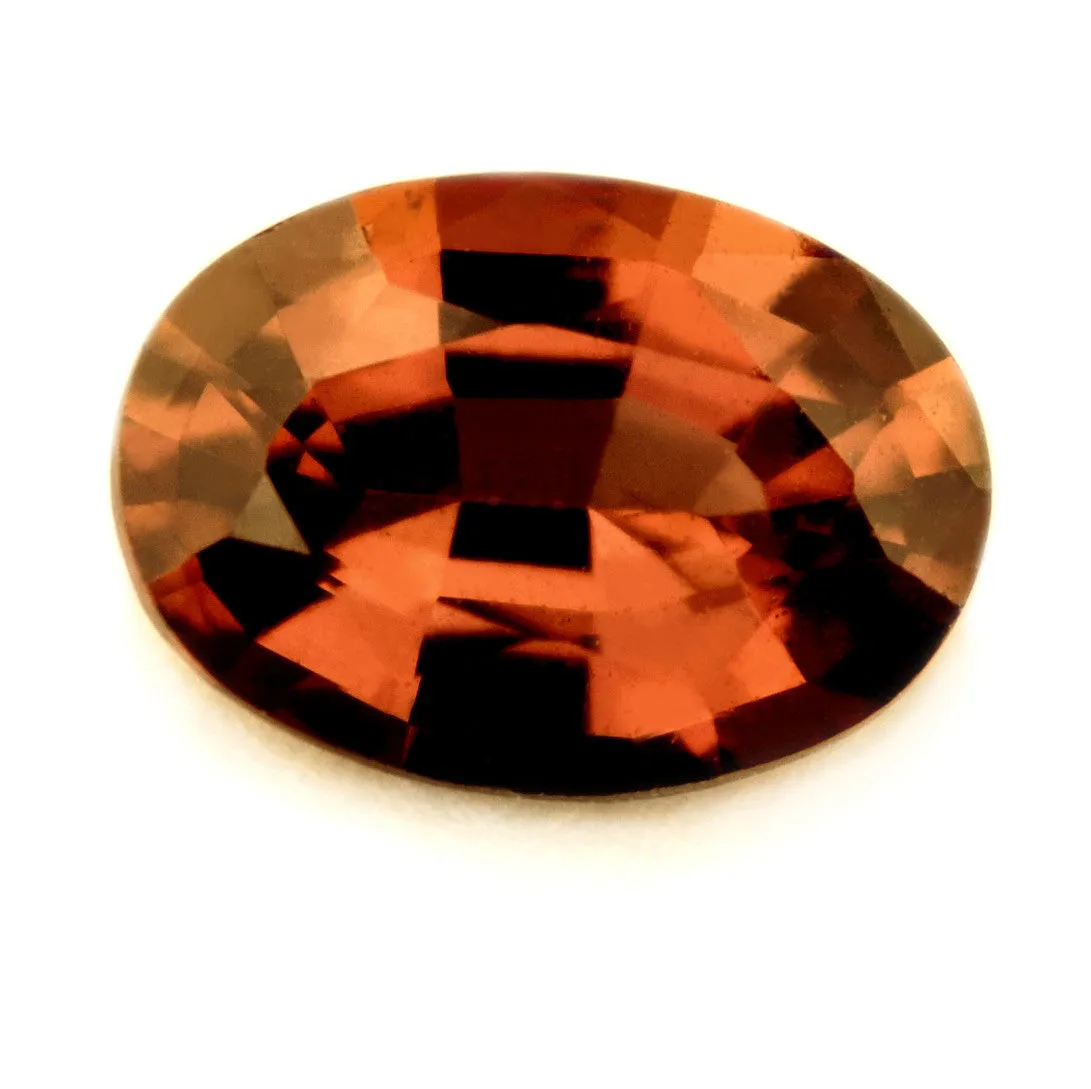 0.85ct Certified Natural Brown Sapphire