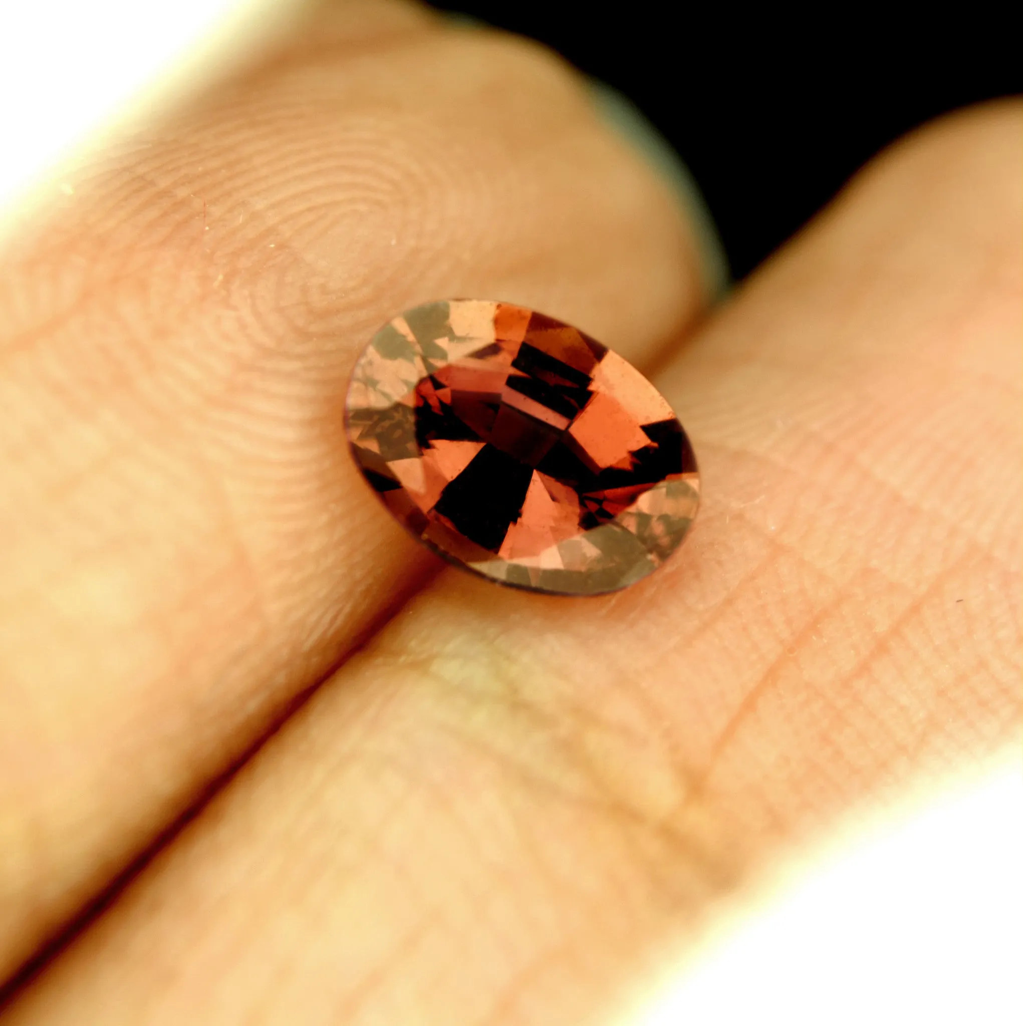 0.85ct Certified Natural Brown Sapphire