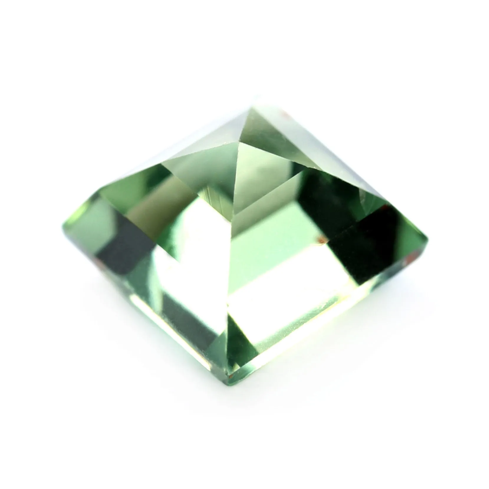 0.85ct Certified Natural Green Sapphire