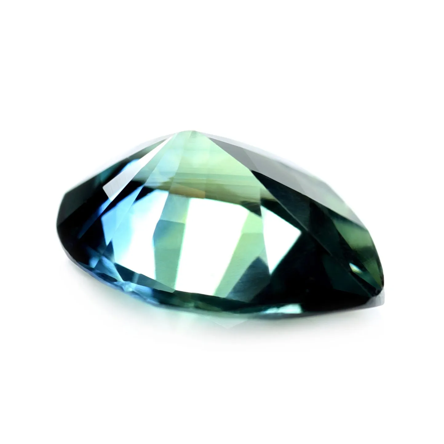 0.85ct Certified Natural Teal Sapphire