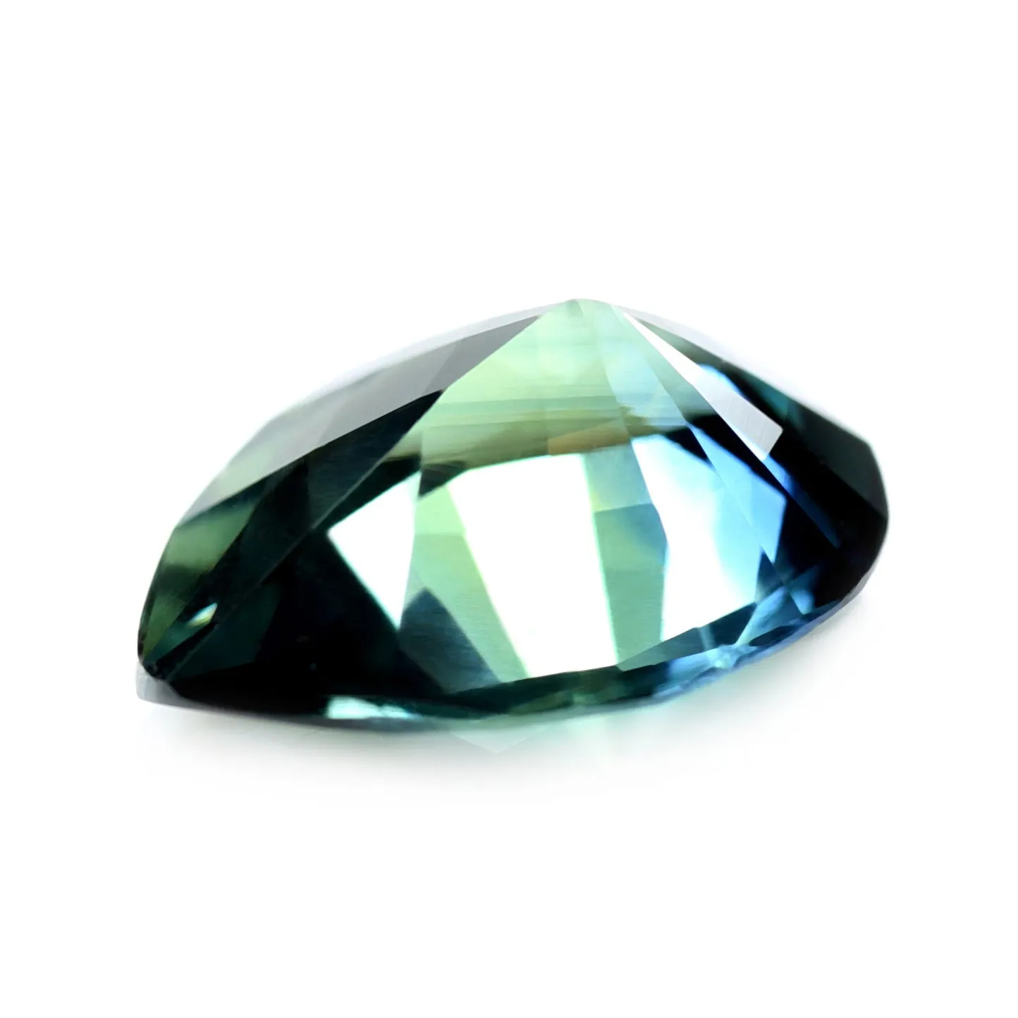0.85ct Certified Natural Teal Sapphire