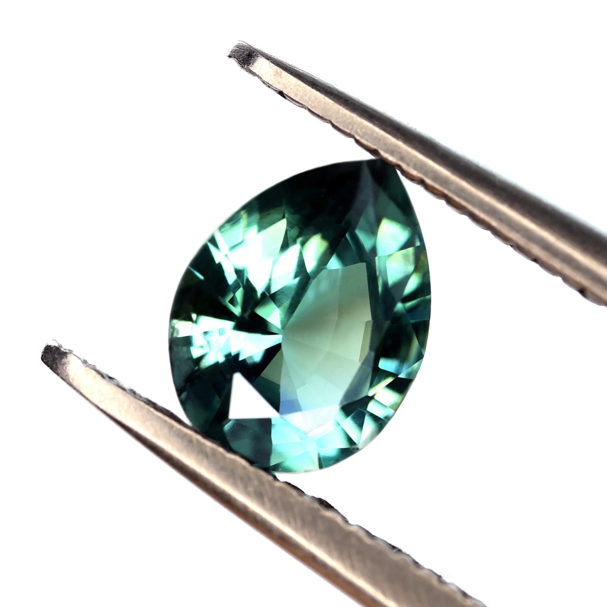 0.85ct Certified Natural Teal Sapphire