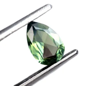 0.85ct Certified Natural Teal Sapphire